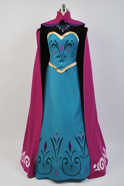 Adult Womens Frozen Snow Queen Elsa Costume Cosplay Party Gown Fancy Dress  | Fruugo NO